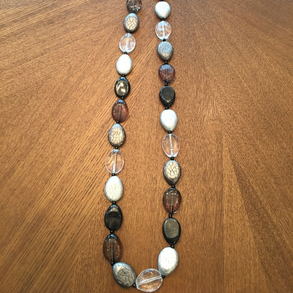 Charming Charlie 18" Large Stone necklace